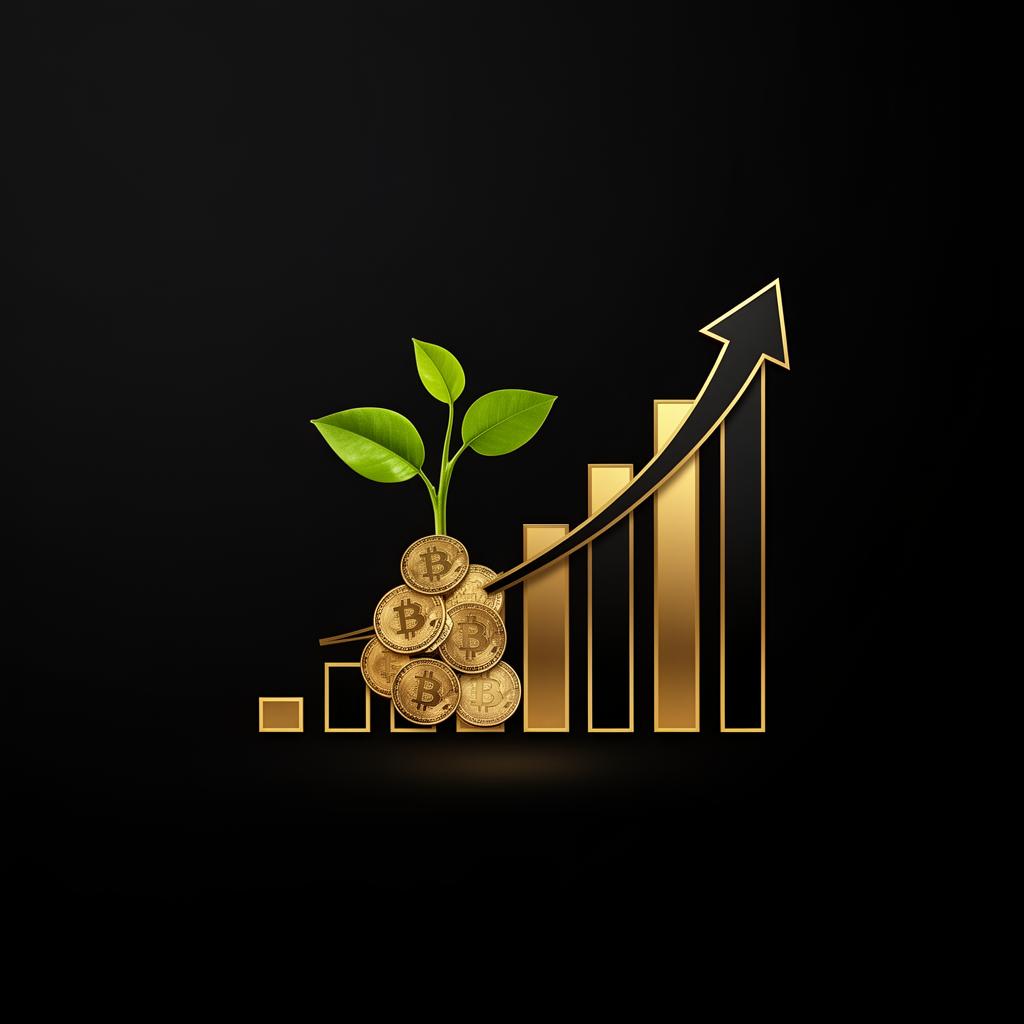 Wealth growth illustration